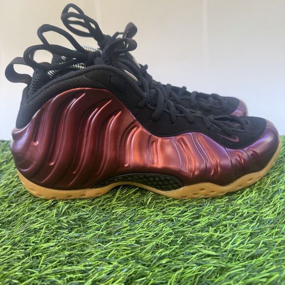 Nike Air Foamposite One Night Maroon Gum Men\'s Size 9.5 Used Exelent main image 7
